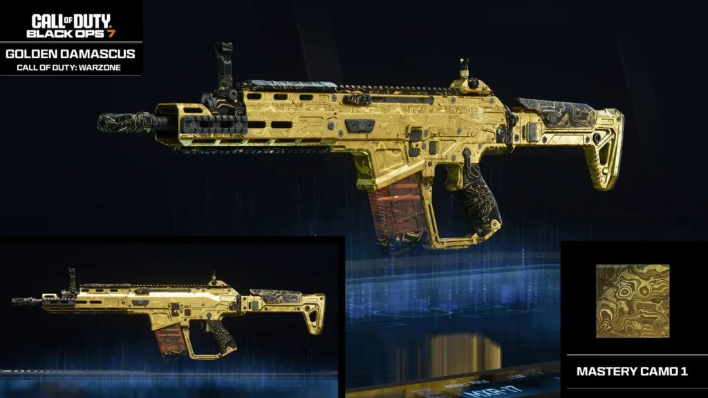 warzone gold camo