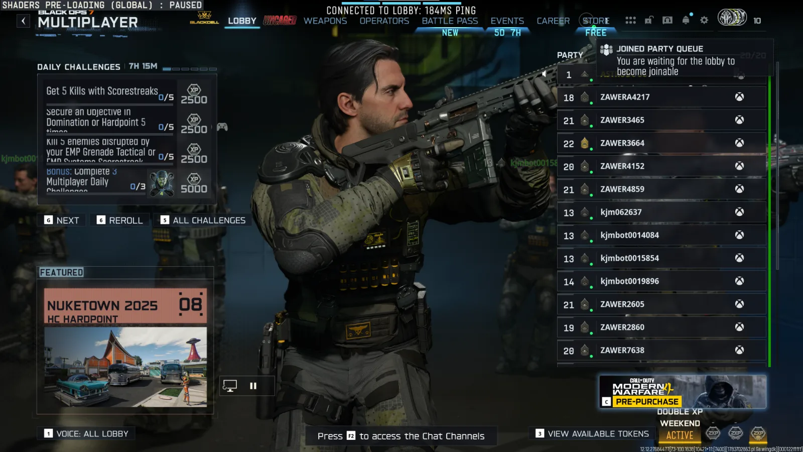 BO7 BOT LOBBY